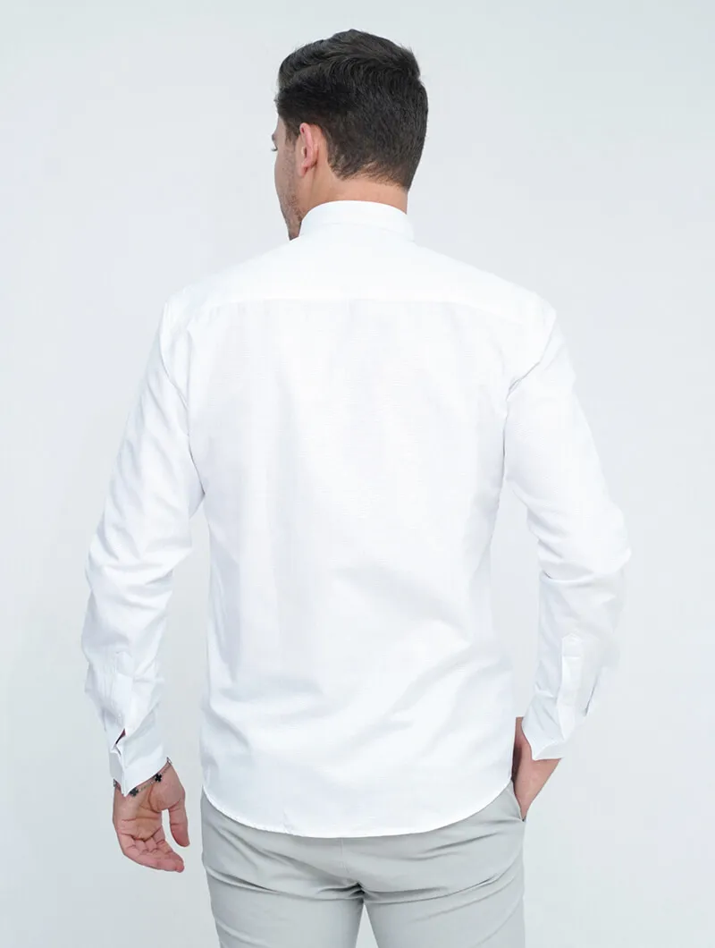 Chemise slim unie
